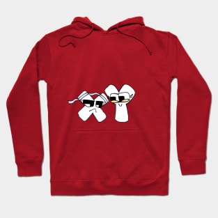 X & Y alphabet Lore Hoodie